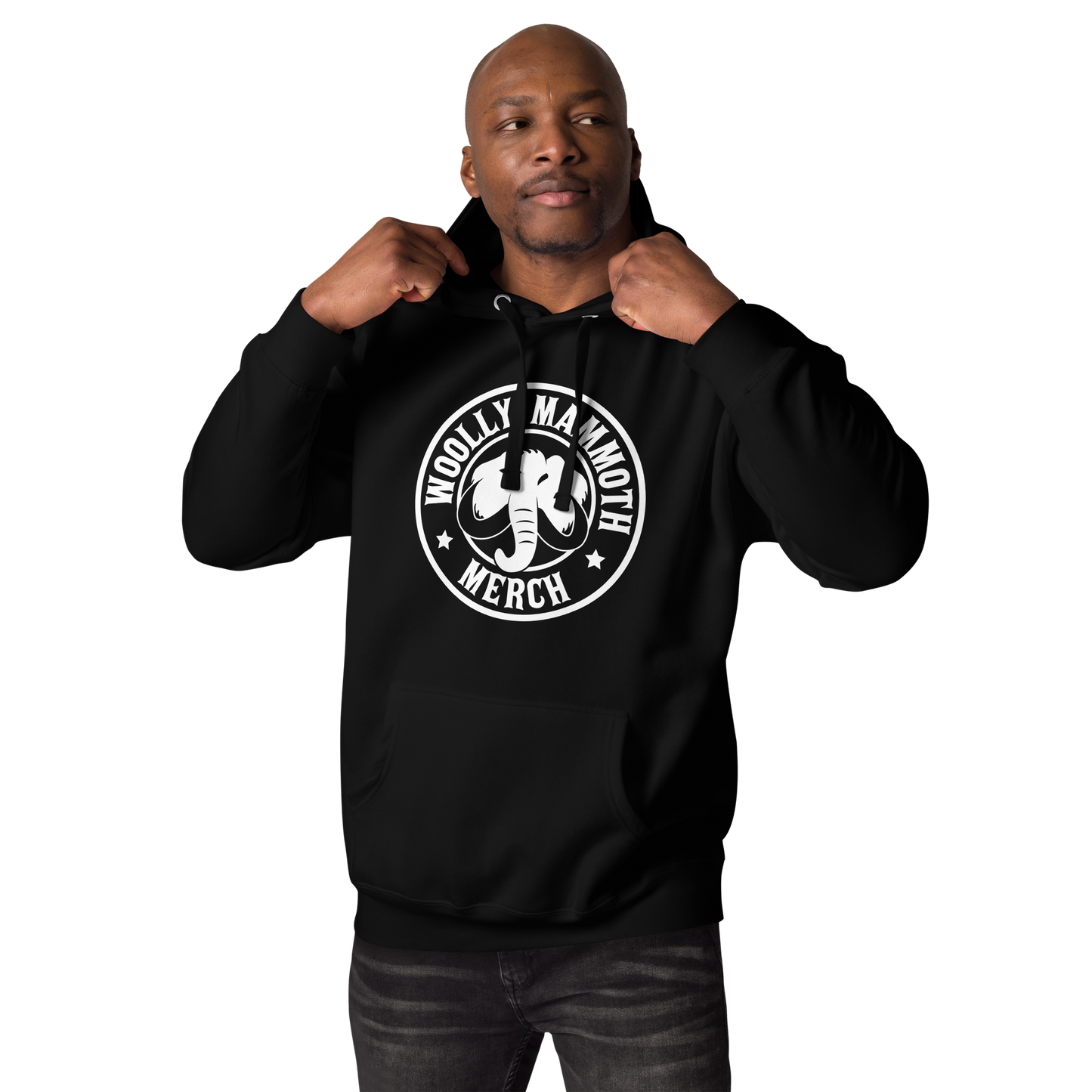 His or Her Woolly Hoodie (White Logo on Front)