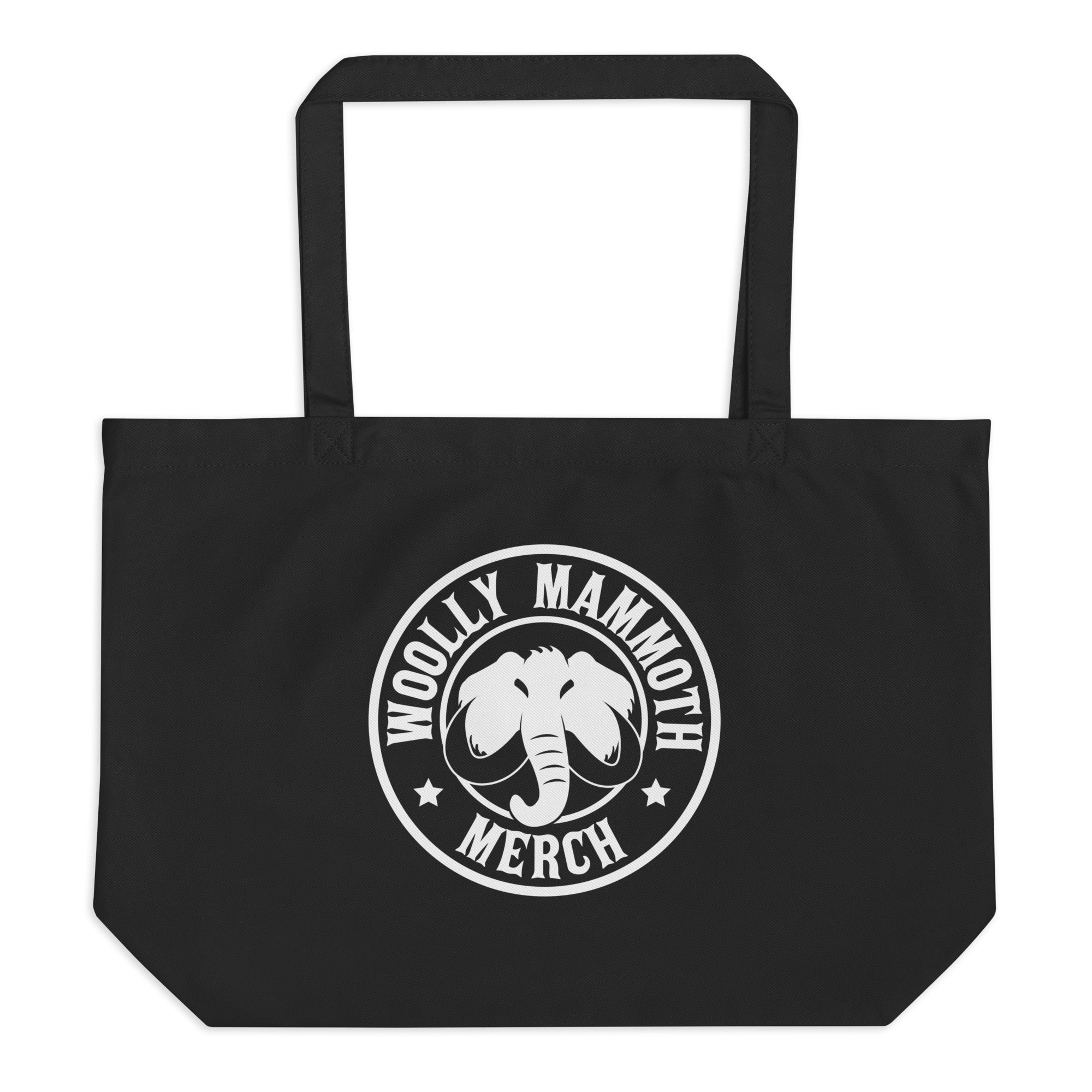 Large organic tote bag – Woolly Mammoth Merch