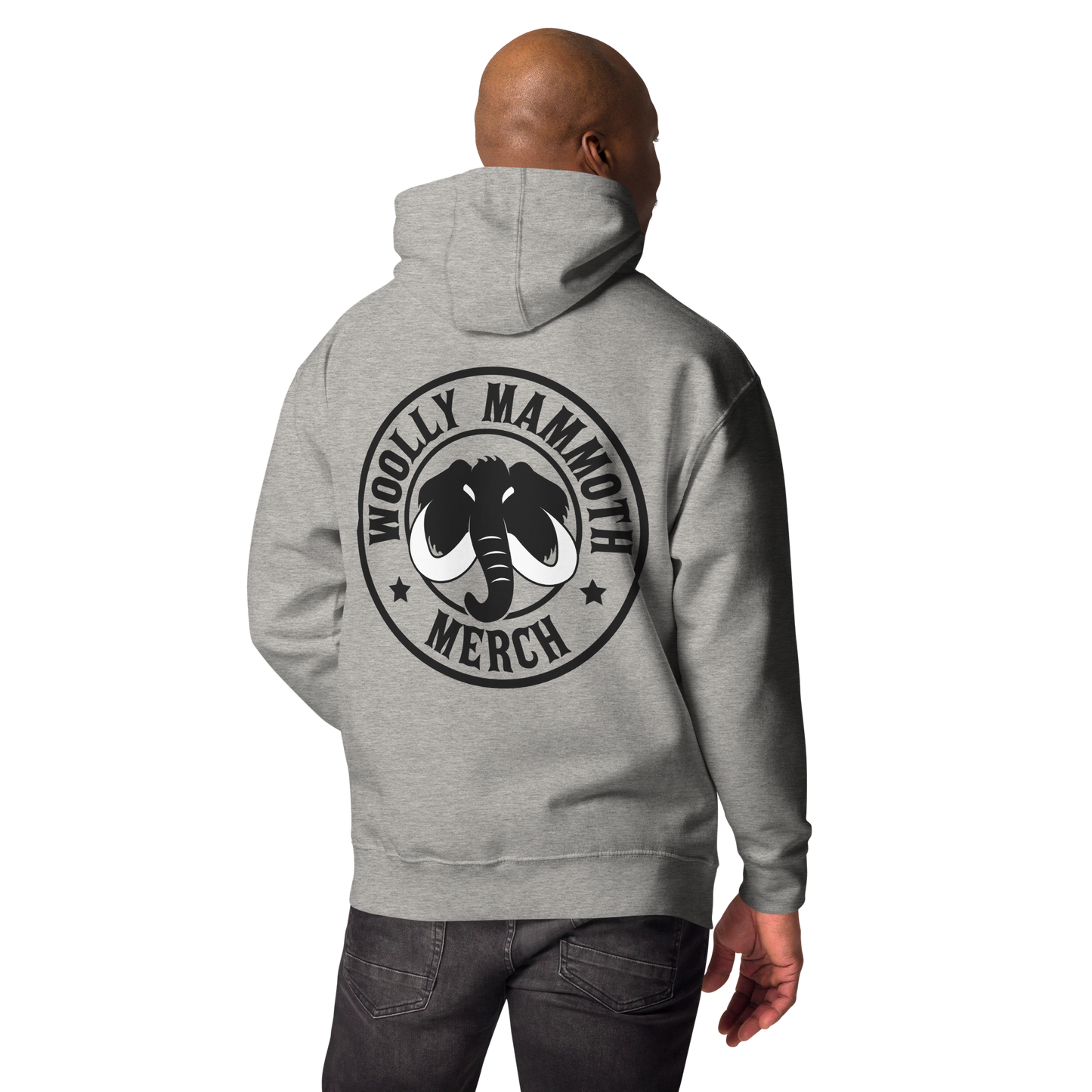 His or Her Woolly Hoodie (Black Logo on Back)